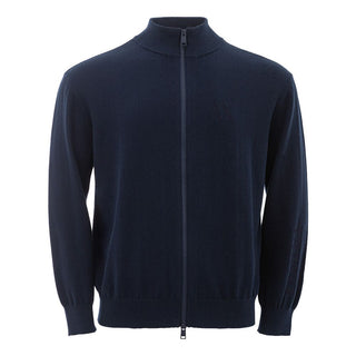 Armani Exchange Blue Cotton Sweatshirt