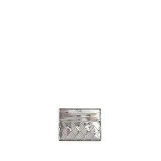 Bottega Veneta Gray Leather Wallet
