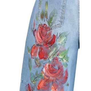 Ella Floral-print Jeans