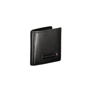 Tommy Hilfiger Black Leather Men Wallet