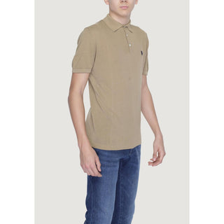 U.S. POLO ASSN. Beige Cotton T-Shirt