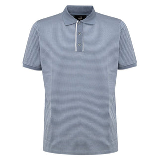 Dunhill Blue Cotton Polo Shirt