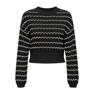 Only Black Cotton Sweater