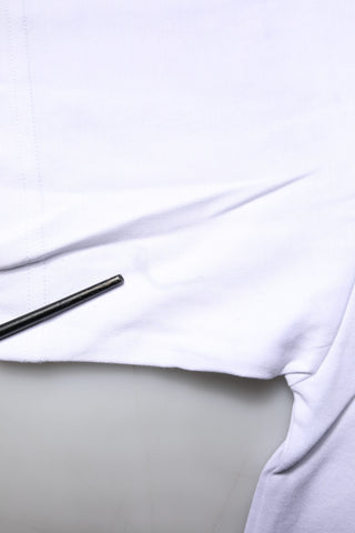 Dolce & Gabbana White Printed Cotton Crew Neck Tee T-shirt