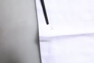 Dolce & Gabbana White Printed Cotton Crew Neck Tee T-shirt