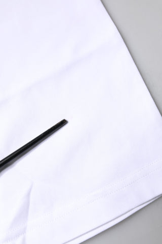 Dolce & Gabbana White Bellissima Cotton Crew Neck T-shirt