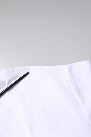 Dolce & Gabbana White Bellissima Cotton Crew Neck T-shirt