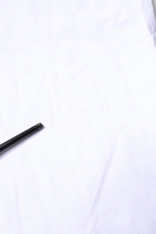 Dolce & Gabbana White Cotton Printed Round Neck Top T-shirt