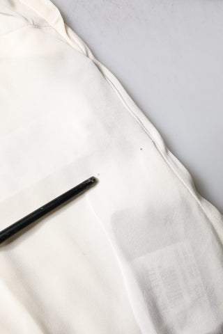 Dolce & Gabbana Cream Floral Lace Long Sleeves Blouse Top