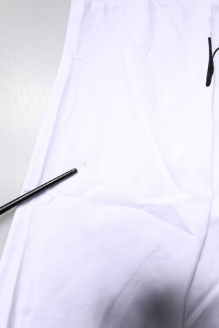 Dolce & Gabbana White Printed Round Neck Top Cotton T-shirt