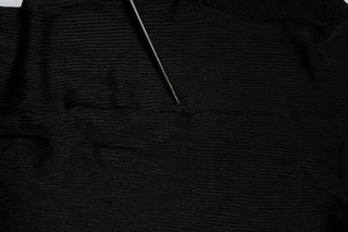 Dolce & Gabbana Black Knit Long Sleeves Turtleneck Slim Top