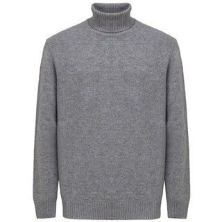Cruciani Gray Cashmere Turtleneck