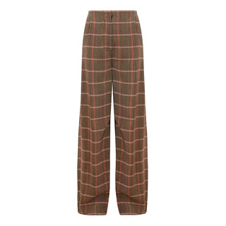 Lardini Elegant Brown Viscose Pants for Women