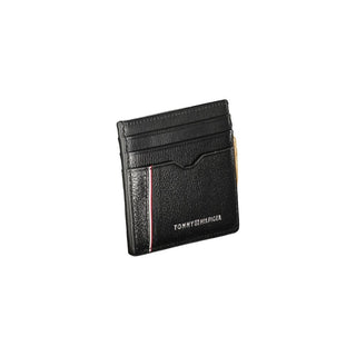 Tommy Hilfiger Black Leather Men Wallet