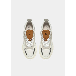 D.A.T.E White Leather Sneaker