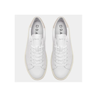 D.A.T.E White Leather Sneaker