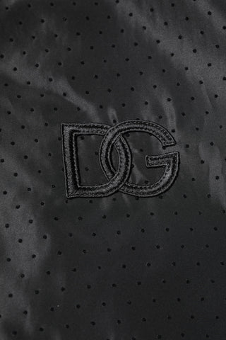 Dolce & Gabbana Black Long Sleeves Full Zip Bomber Jacket