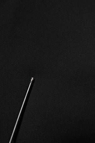 Dolce & Gabbana Black Cotton DG Crew Neck Pullover Sweater