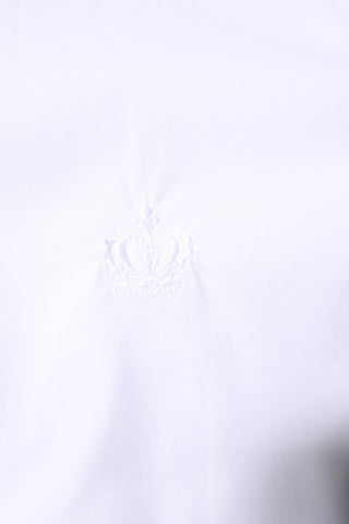 Dolce & Gabbana White Cotton GOLD Men Dress Formal Shirt