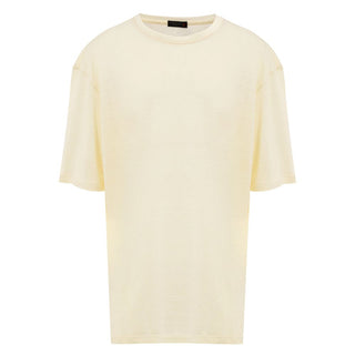Corneliani Yellow Linen T-Shirt
