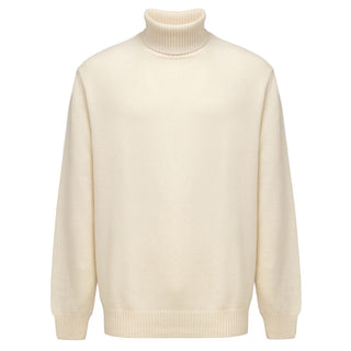 Cruciani White Cashmere Turtleneck