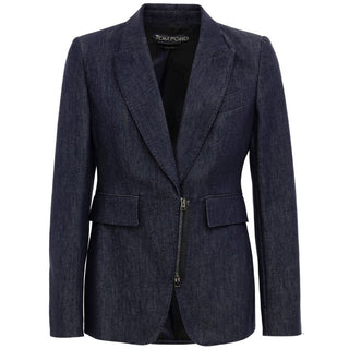 Tom Ford Blue Cotton Denim Jacket