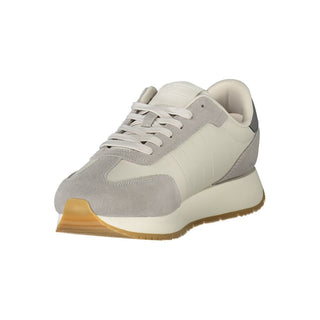 Tommy Hilfiger Gray Leather Mens Sneaker