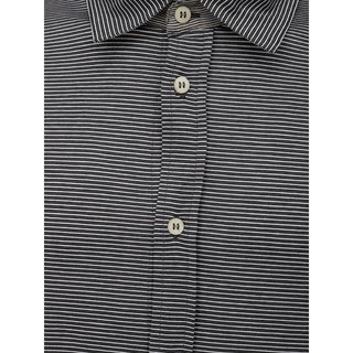 Canali Bicolor Cotton Shirt