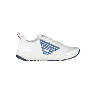 Carrera White Polyester Sneaker