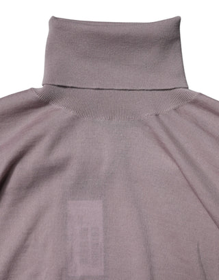 Dolce & Gabbana Brown Cashmere Knitted Men Pullover Sweater