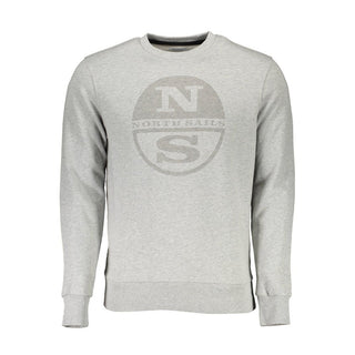 North Sails Gray Cotton Sweatshirt