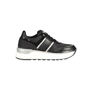 U.S. POLO ASSN. Black Polyester Sneaker