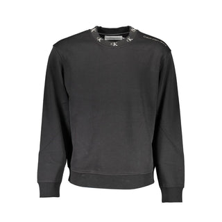 Calvin Klein Black Cotton Sweatshirt