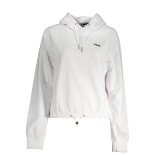 Fila White Cotton Women Sweatshirt