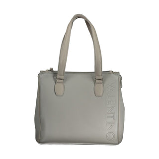 Mario Valentino Gray Polyethylene Handbag