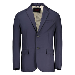 Guess Jeans Blue Cotton Men Jacket