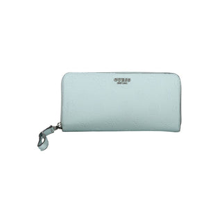 Guess Jeans Blue Polyethylene Wallet