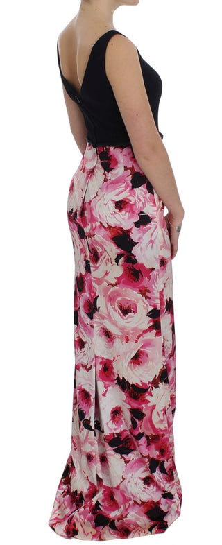 Dolce &amp; Gabbana Floral Elegance Sheath Long Dress