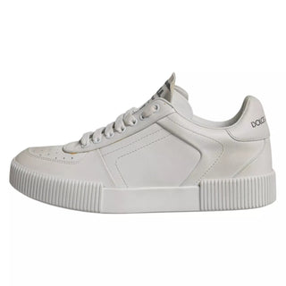 Dolce & Gabbana White Miami Leather Low Top Sneakers Shoes