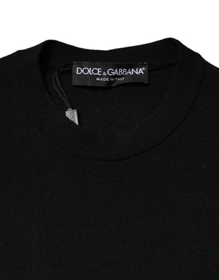 Dolce & Gabbana Black Long Sleeves Bodycon Sheath Dress