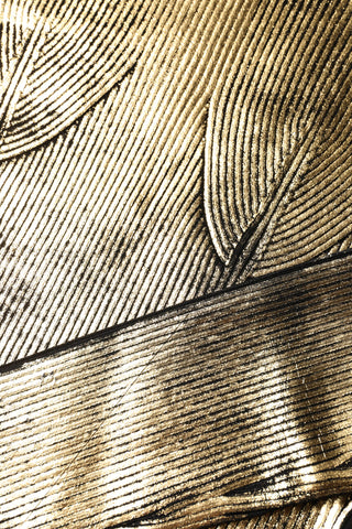 Dolce & Gabbana Gold Round Neck Long Sleeve Pullover Top