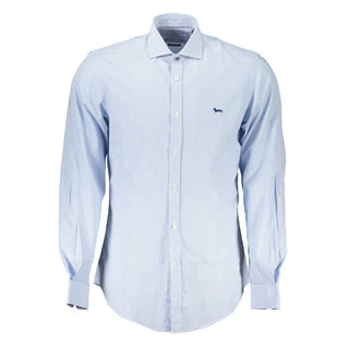 Harmont & Blaine Light Blue Cotton Men Shirt