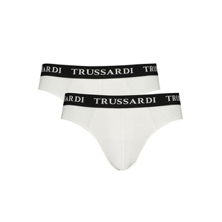 Trussardi White Cotton Men Underwear Pack