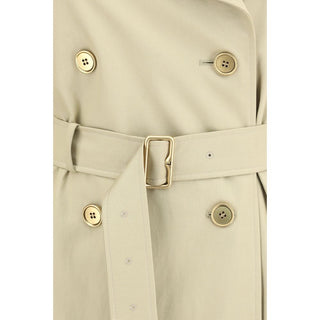 Burberry Castleford Trench Coat with Archive Check collar