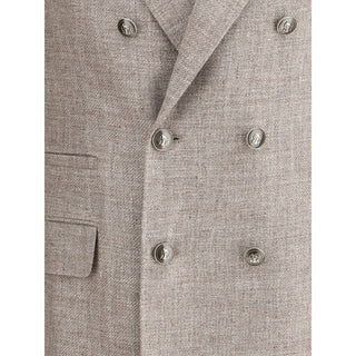 Brunello Cucinelli Light Brown Linen Blazer