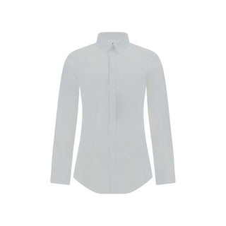 Dolce & Gabbana White Elastane Dress Shirt