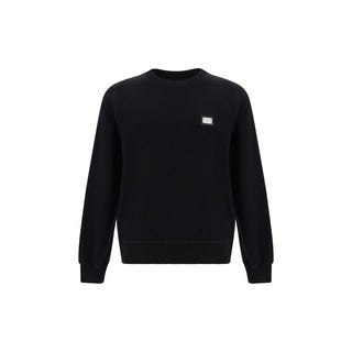 Dolce & Gabbana Black Cotton Sweatshirt