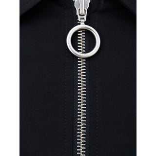 Ami Paris Black Polyester Bomber