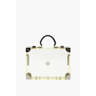 Philipp Plein sheer rigid handbag with removable shoulder strap