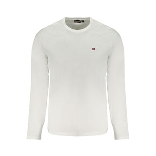 Napapijri White Cotton T-Shirt